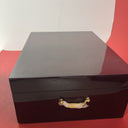 Silverware Flatware Storage Box Chest Wooden High Gloss Lacquer w/Drawer 