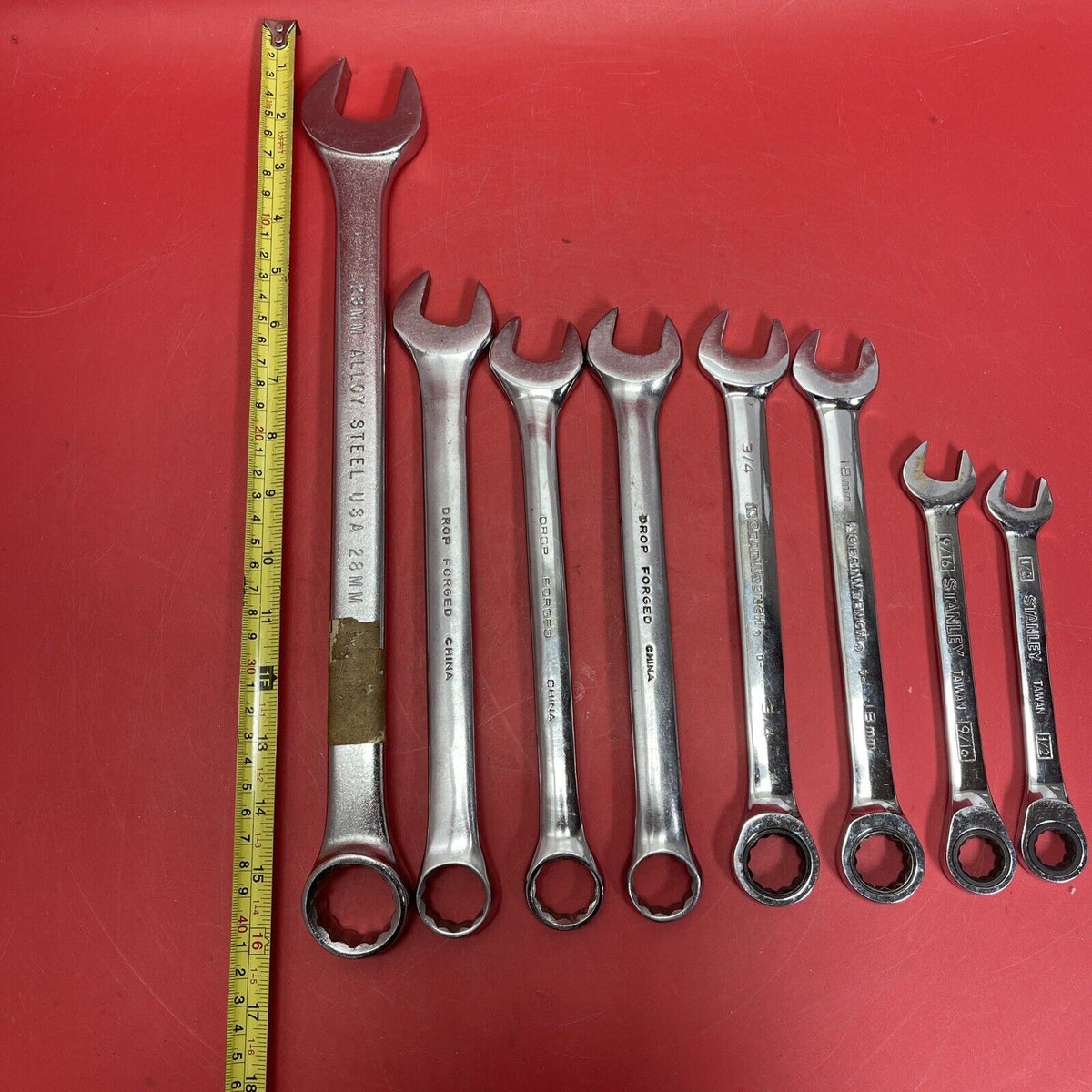 8 piece ratcheting wrench set