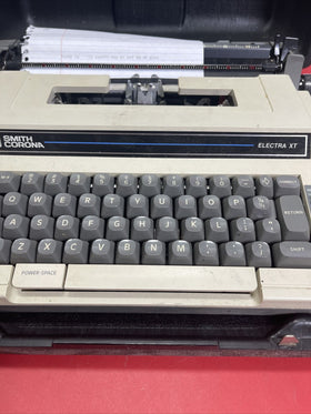 Smith Corona VTG Electra XT Electric Portable Typewriter Hardside Carrying Case