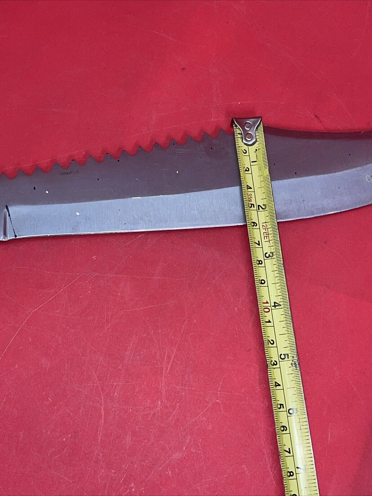 CHIPAWAY CUTLERY saw side Fixed Blade Knife W