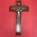 Vintage Wooden Christian Crosses Last Rites, Old Wooden Tin Jesus Lot 4 (Damage)