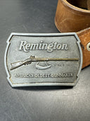 Remington 22 Rifle Belt Buckle Two toned/ 1976 Limited Edition