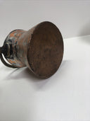 Vintage Copper Hanging Pot Handmade Cauldron Fire Cooking Primitive Metal Cook