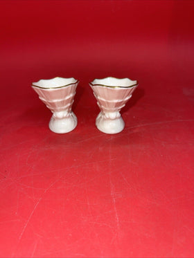 Lenox Cornucopia Small Horn of Plenty 24 Gold, 2 1/2" High, 4" Long Set