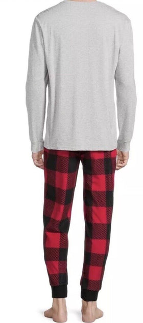 Mens Holiday Time Penguin Family Christmas Pajamas Top Pants Size 3X NWT Fleece