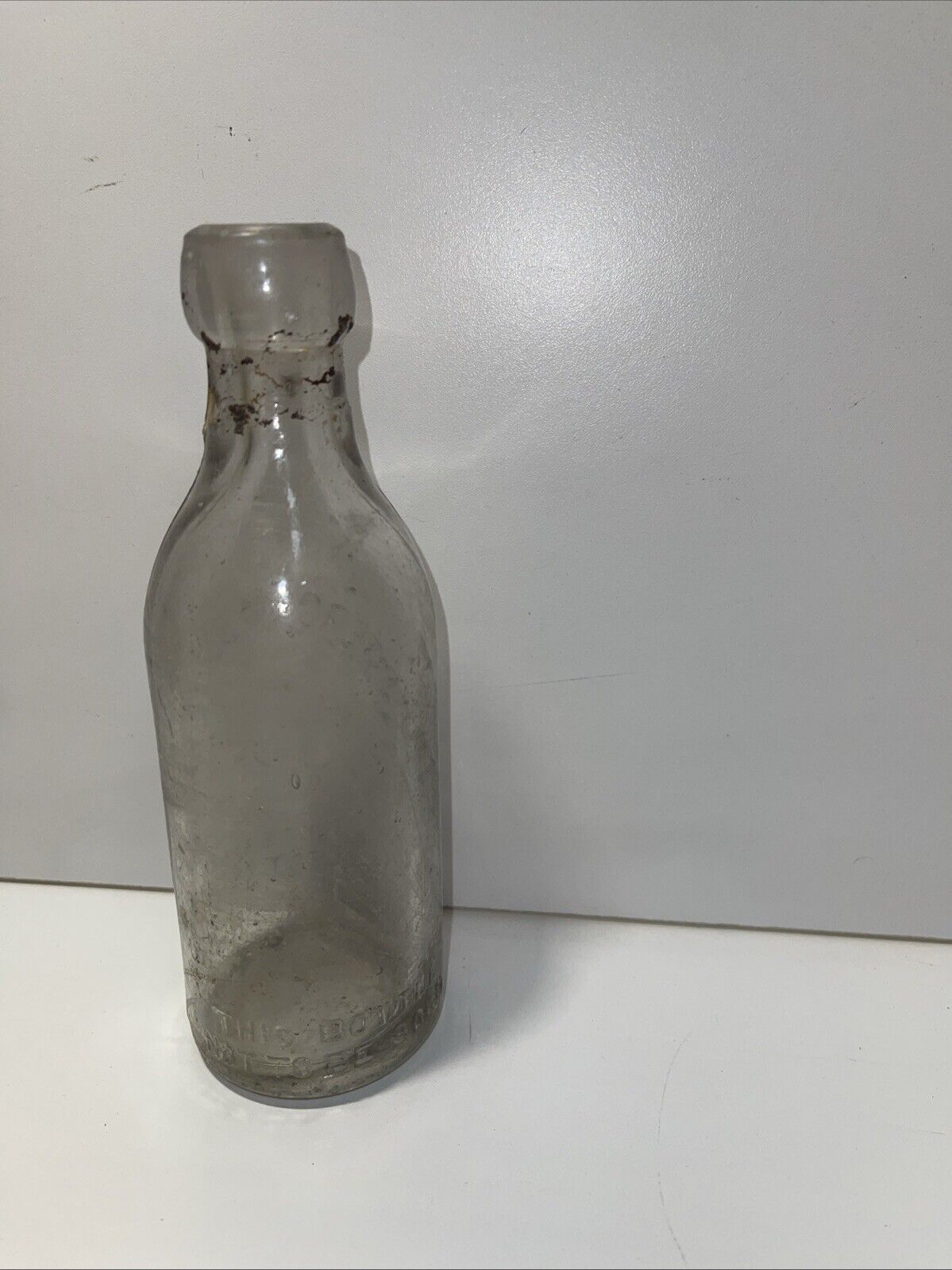 7 1/2" Antique New Amsterdam(1902-1920) Blob Top Beer Bottle