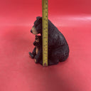 Black Bear Mom and Cub Resin Slide Figure, 6" Tall