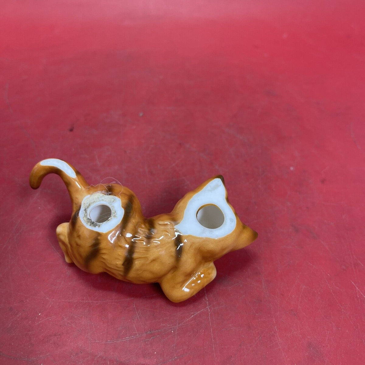 Vintage  Porcelain  Cat Kitten Figurines Lot 4