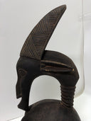 Lg Bamana Male Antelope Chiwara Helmet From Mali, Africa