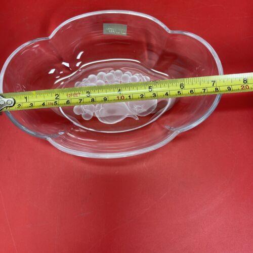 Mikasa Crystal Bowl Grapes and Figs & Serving Plate