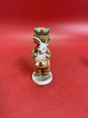 Vintage Lego figures “Kissing Girl with Bunny” and “Boy with Candle”, Japan