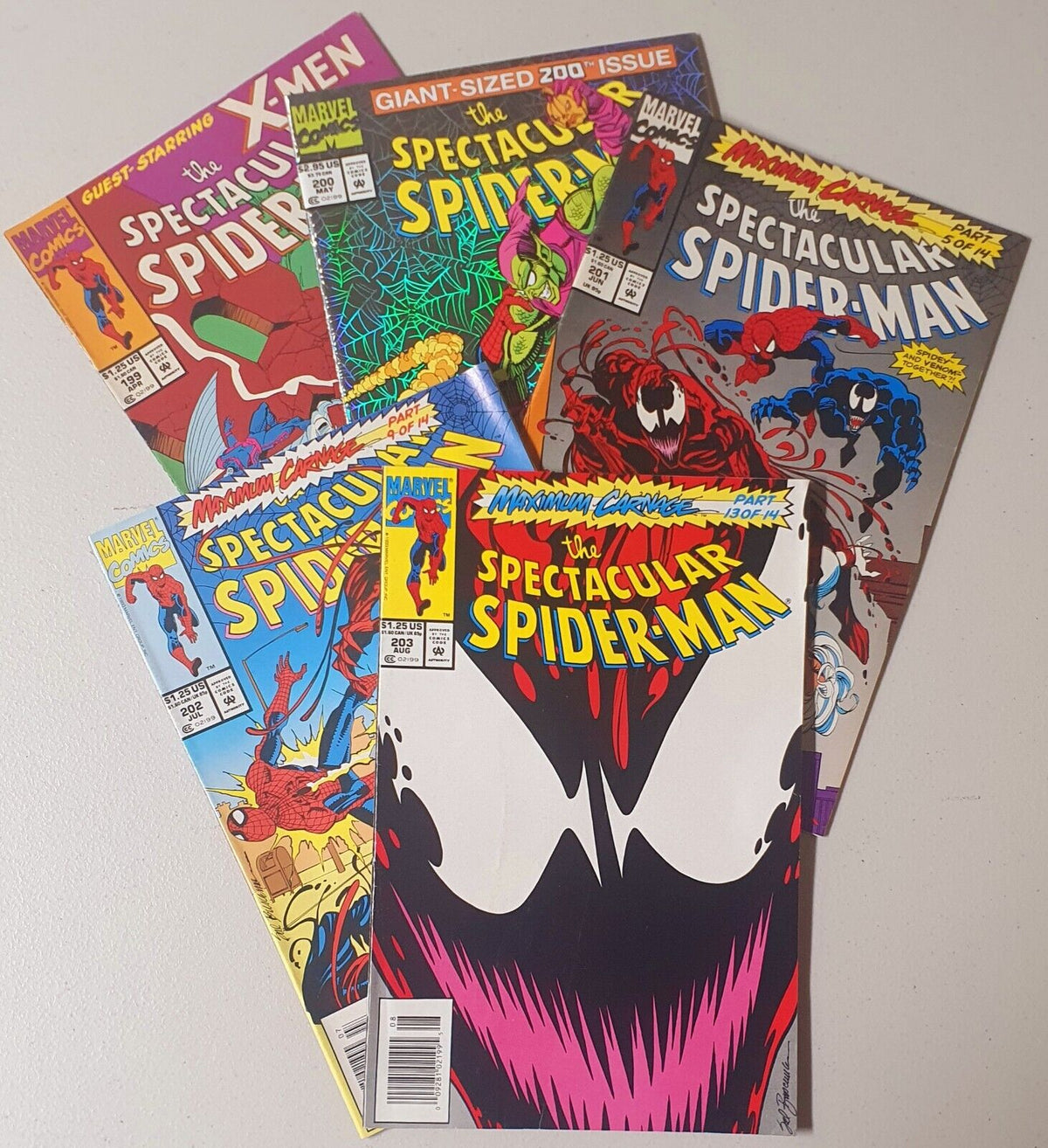 The Spectacular Spider-Man #196, 199-203, 205 (1993)