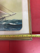Topsail Sloop Fox Sailing Ship John Ohara Cosgrave 1956 Lithograph Print Penn