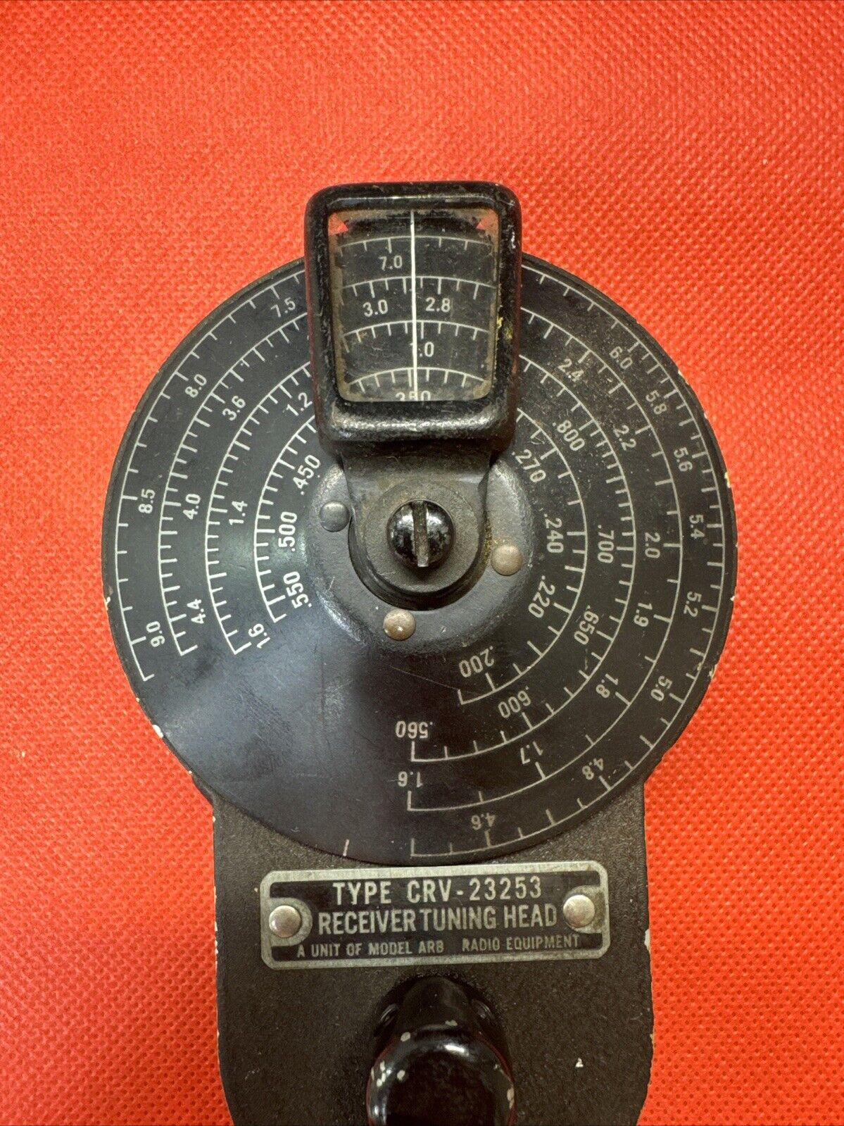 TYPE  CRV-23253 Receiver Tuning Head A Unit Of Model ARB Radio Equipment
