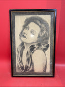 GRETA GARBO - American Actress - Original Vintage Artwork - 1928