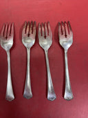 ANTIQUE VINTAGE COLLECTIBLE FORK 6.25" R.C. CO  SILVER PLATE Lot 8