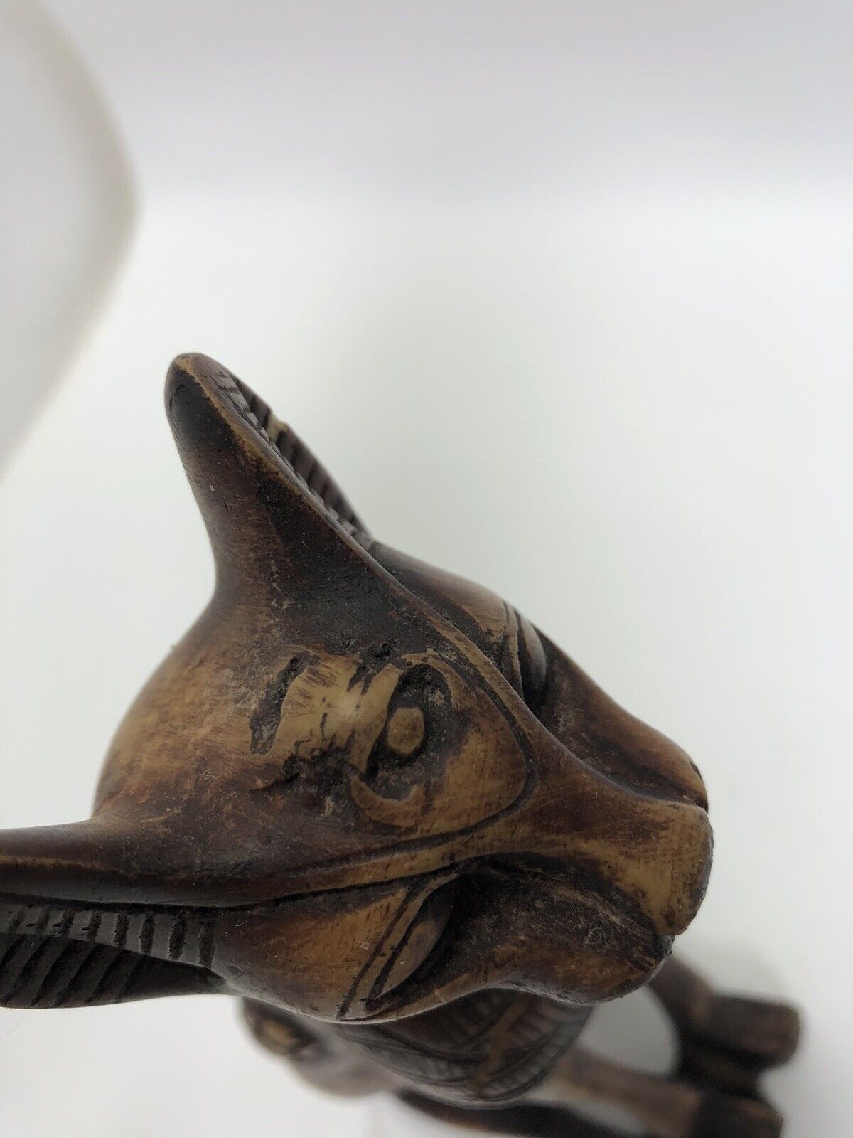 EXCEPTIONAL "BASTET" THE EGYPTIAN CAT GODDESS OF PROTECTION W/SCARAB & WINGS