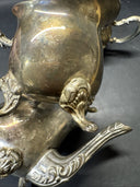 Tea Set Godinger Silver Art Individual Tea Pot/Creamer/ Sugar Bowl/Tray