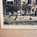 M Jacque Framed Dated Etching "Barbizon l’ancienne Auberge Ganne"