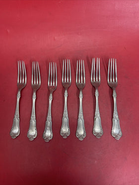 1847 Rogers Bros  Plate 7-5/8” Dinner Forks Lot 7