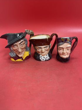 Royal Doulton Lot of 3 Old Charley Mugs