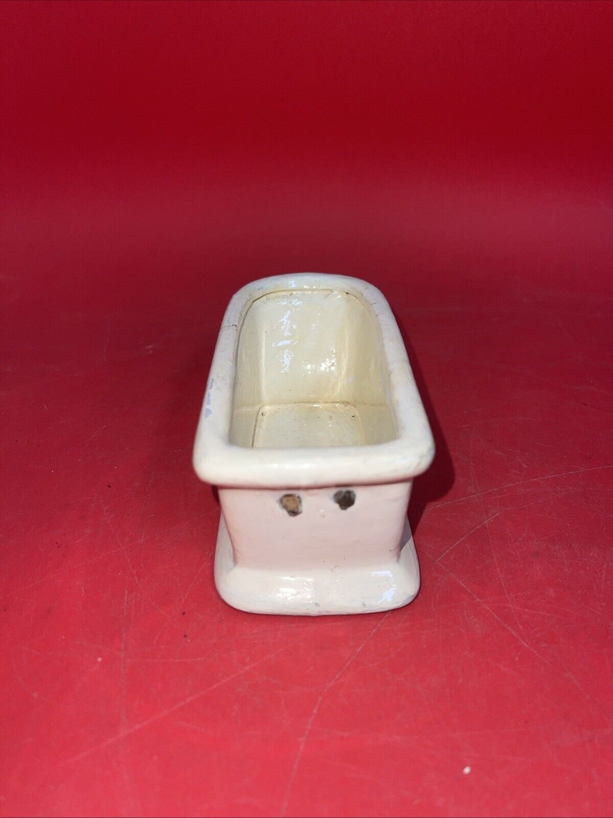 Antique  bath with taps for dolls house