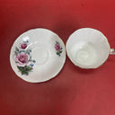 Royal Windsor Tea Cup And Saucer Roses Fine Bone China Made In England 