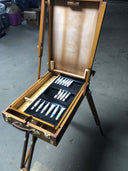 Portable Folding Easel with Wooden Storage