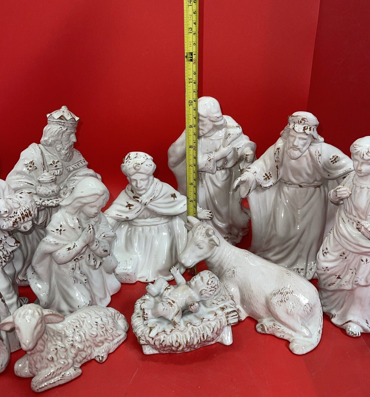 Vintage Accents & Occasions Porcelain Nativity Set Figures