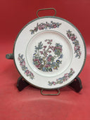 Antique Tree Pattern Warming Plate 9 1/4”
