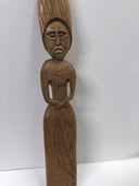 Hand Carved Wooden Statue From The Bahamas 