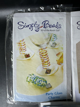 Simply Beads Kit-of-the Month Club BD020, BD022, BD031(open Box)/ Lot of 3