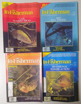 In-Fisherman Magazines Lot of 6 #77-82 (Febr 1988-Jan 1989)