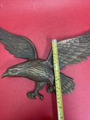 Vintage Nice Patina Brass Eagle Great For Door Wall