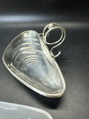 Vintage Silver Plated H&Hepns Butter Dish