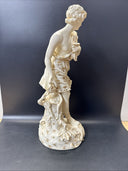 Rudolstadt Germany Porcelain Figurine Sculpture 18”
