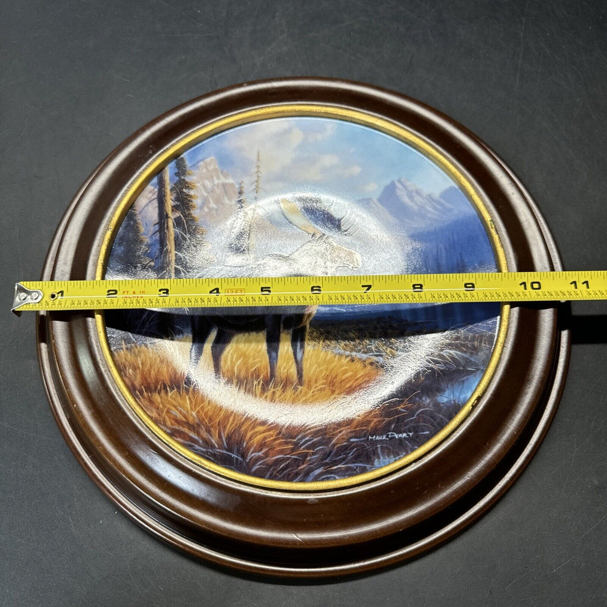 Dominion China Lords of the Wilderness Collector Plate - 'His Domain: Moose'