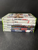 Lot Of 6 Xbox 360 Sport Games In Original Box, *38