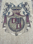 Antique Venerable Tapestry of the French Coat of Arms 72"x52
