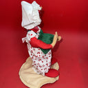 Annalee Christmas Santa and Mrs Claus Dolls 1963