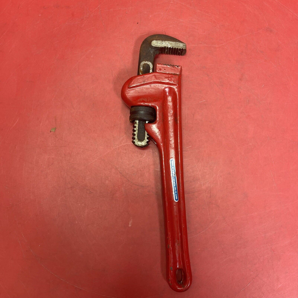 working adjustable pipe wrench 14" 10" Lot 2