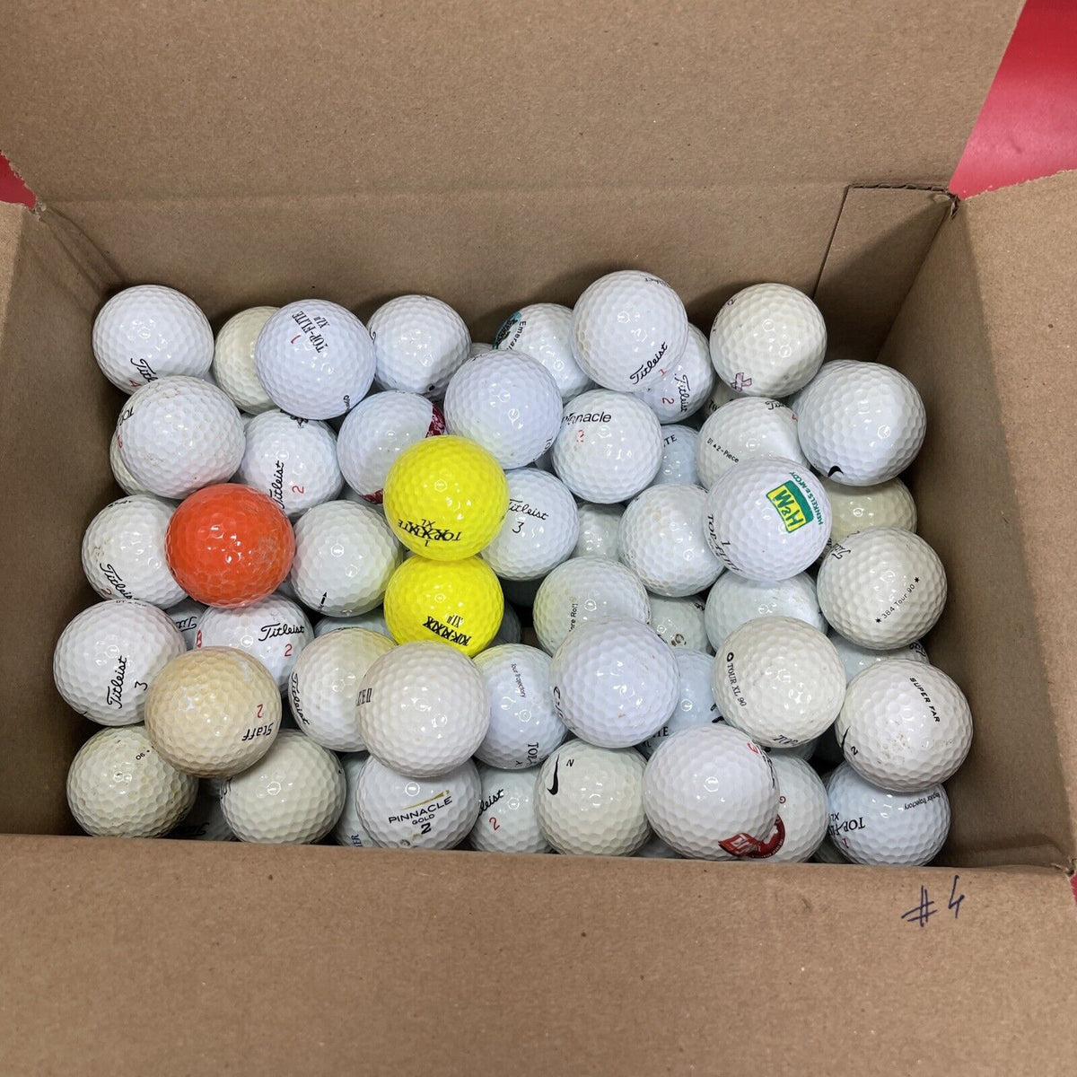 Mixed Lot Of 100 Assorted Golf Balls #4