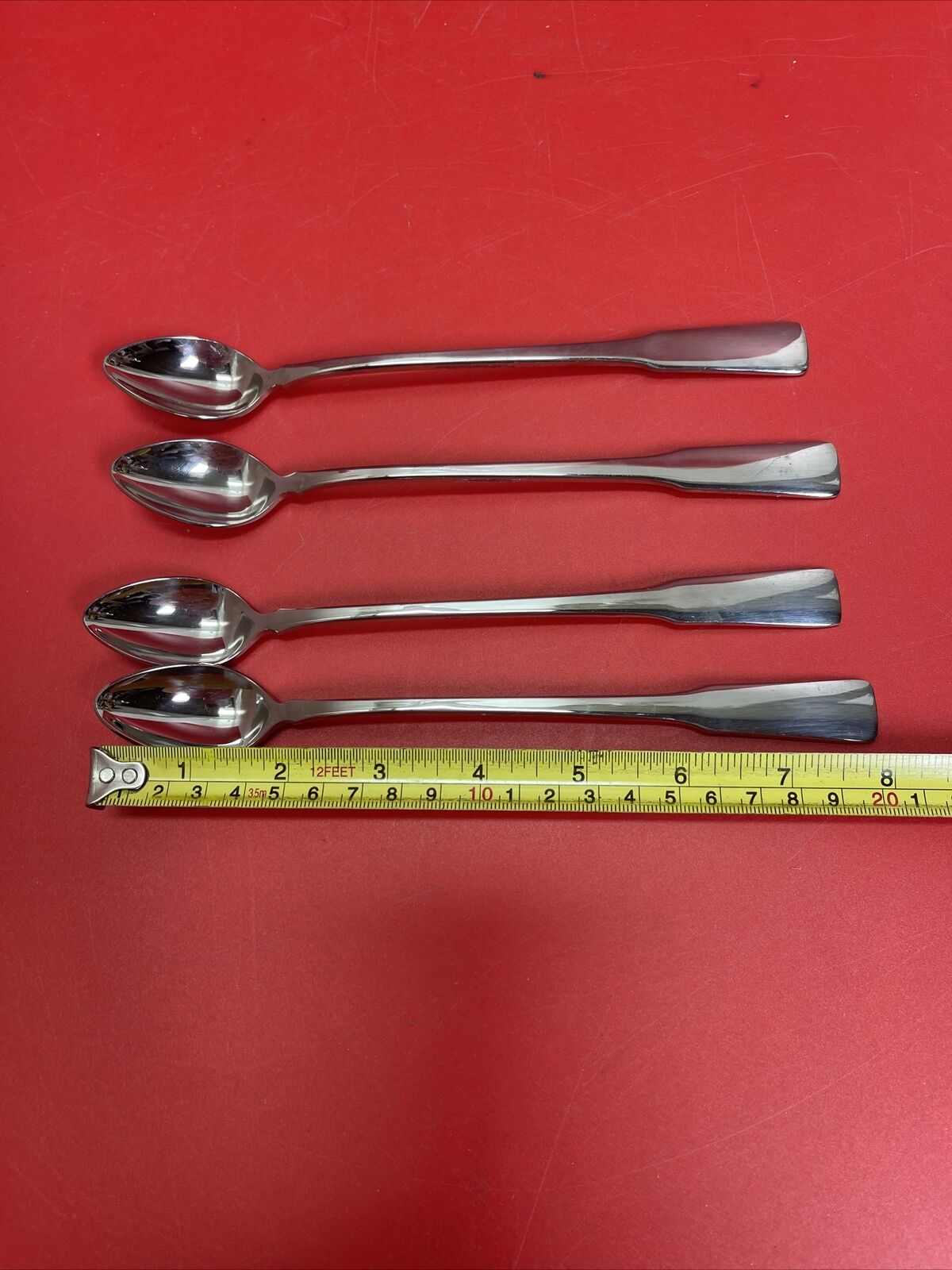 Lot 4 Teaspoons in Stainless Steel Towle 18/8 #1