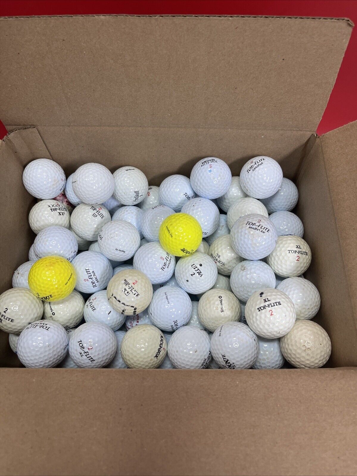 Mixed Lot Of 100  Assorted Golf Balls
