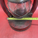 Vintage Red Elgin Oil Lantern Star Bottom Original No. 30 Glass Globe Wick USA