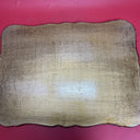 Vintage wooden tray with handles, 1960s.