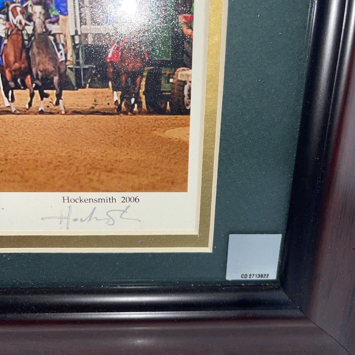 a collection of memorabilia commemorating Barbaro  2006 Kentucky Derby victory