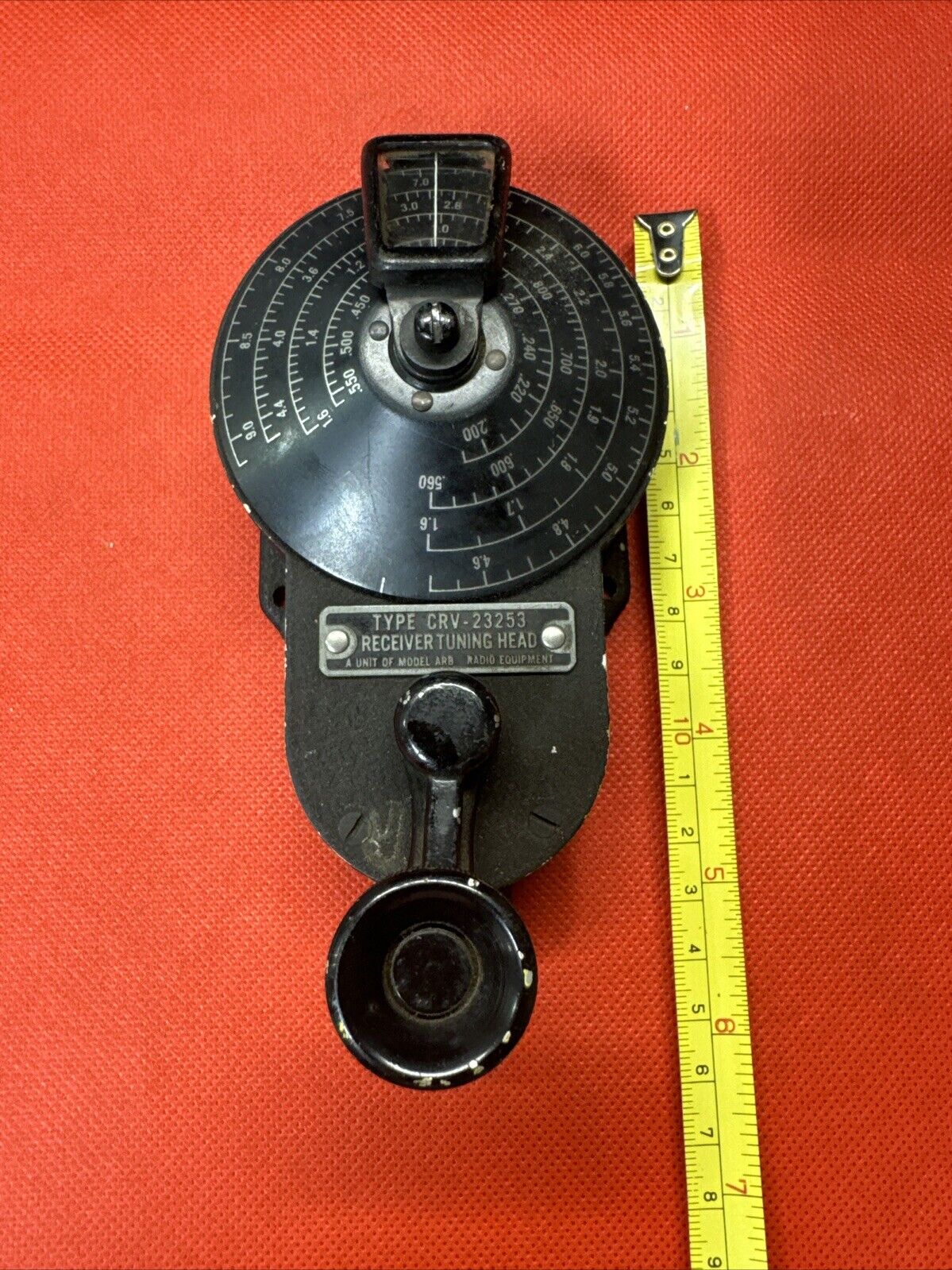 TYPE  CRV-23253 Receiver Tuning Head A Unit Of Model ARB Radio Equipment