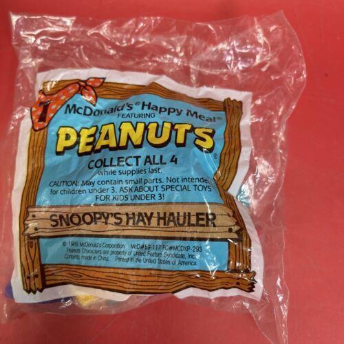 McDonald’s Peanuts Gang Happy Meal Toy Lot Of 3 Pieces 1989 & 2 Sarge McNugget