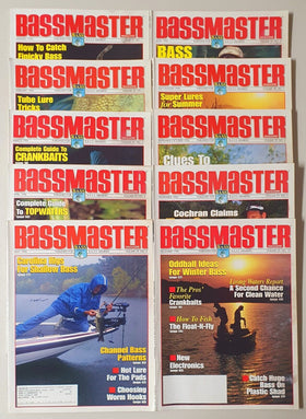 Bass Master magazine Lot of 10 Jan-Dec (1996)